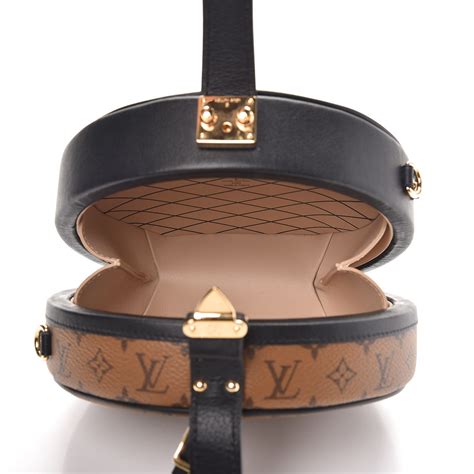 louis vuitton petite boite chapeau monogram reverse black